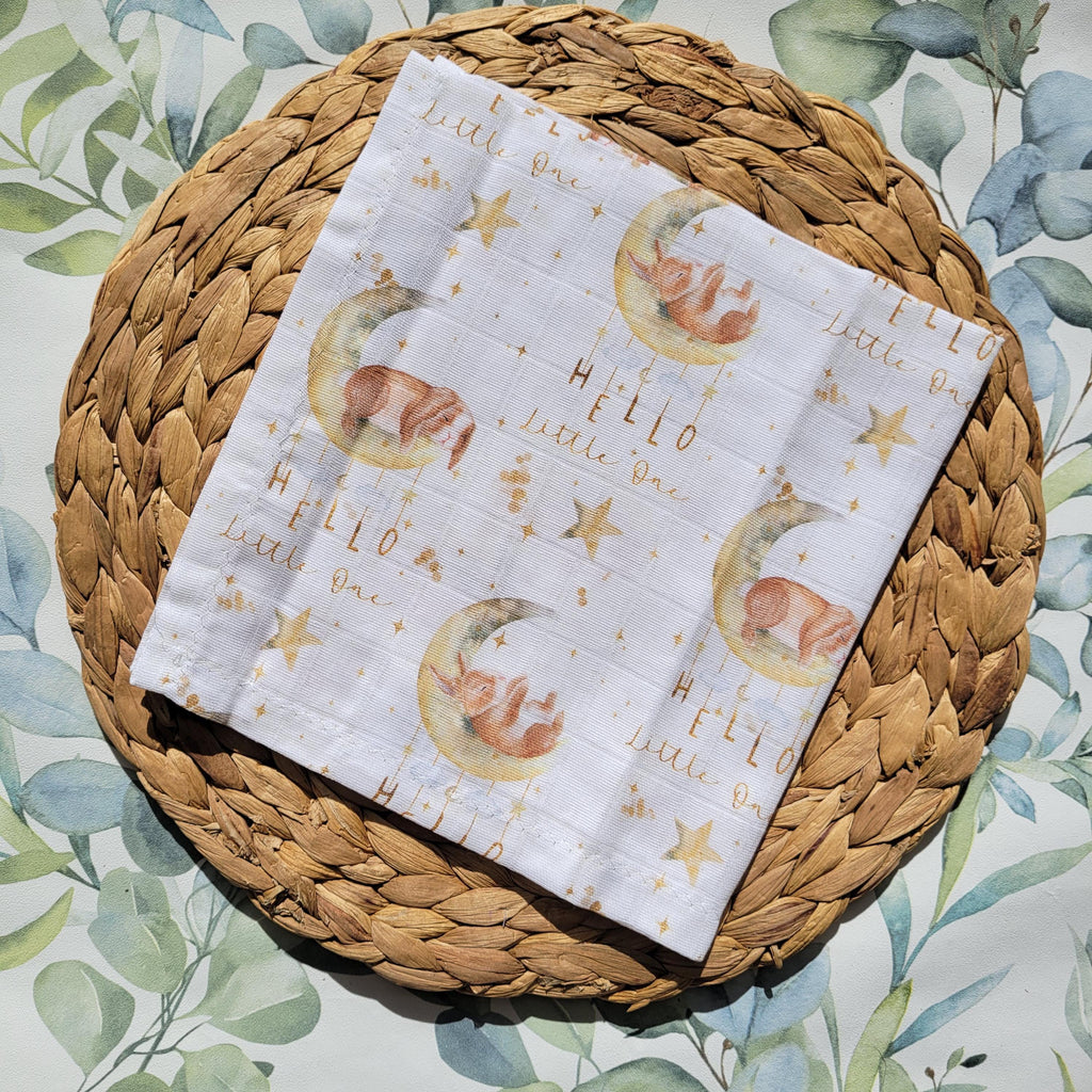 Baby Muslin Square Blanket: 100% Cotton Nursery Swaddle