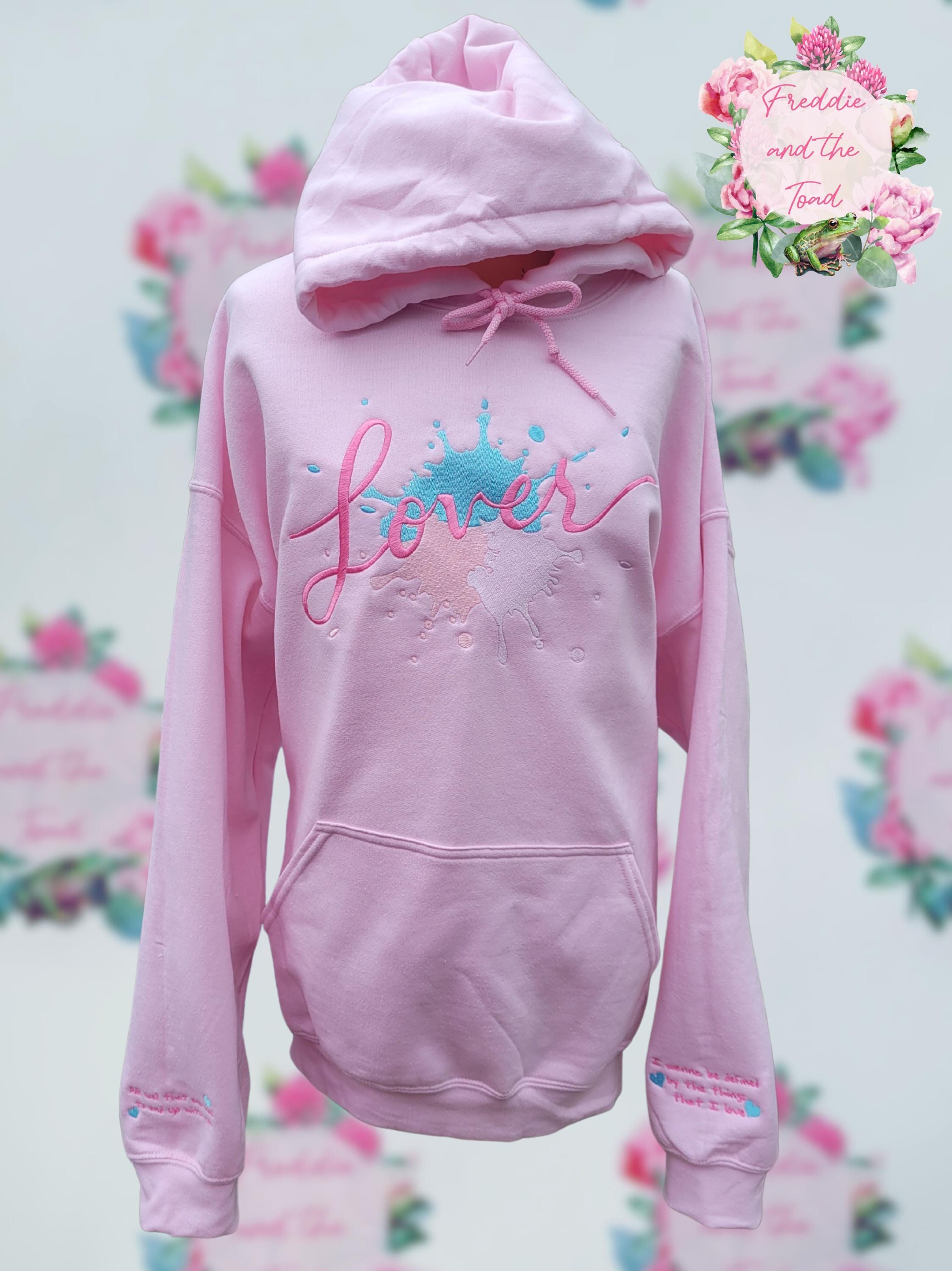 Embroidered Taylor  Lover Hoodie: Eras Tour Gift