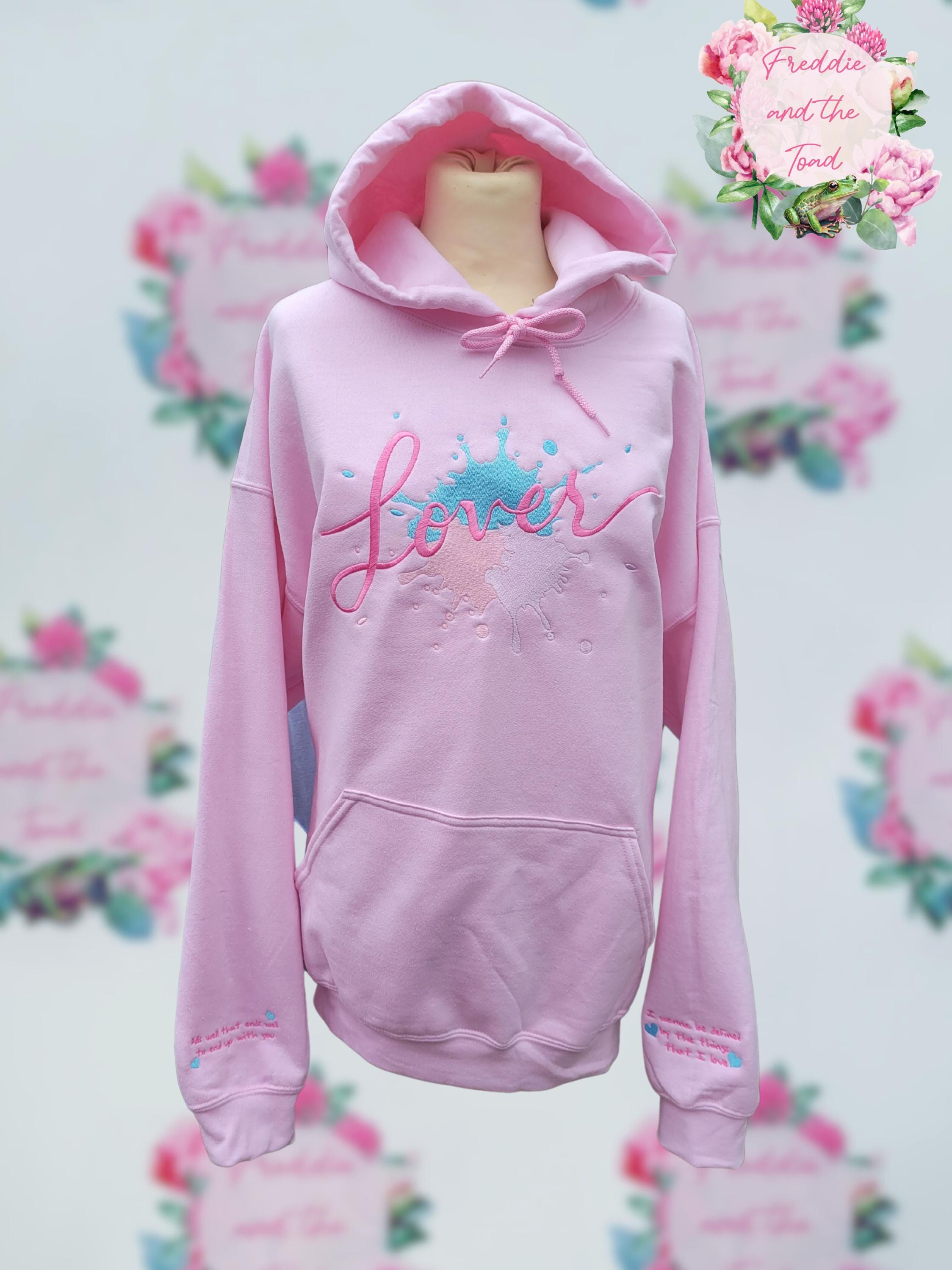 Embroidered Taylor  Lover Hoodie: Eras Tour Gift