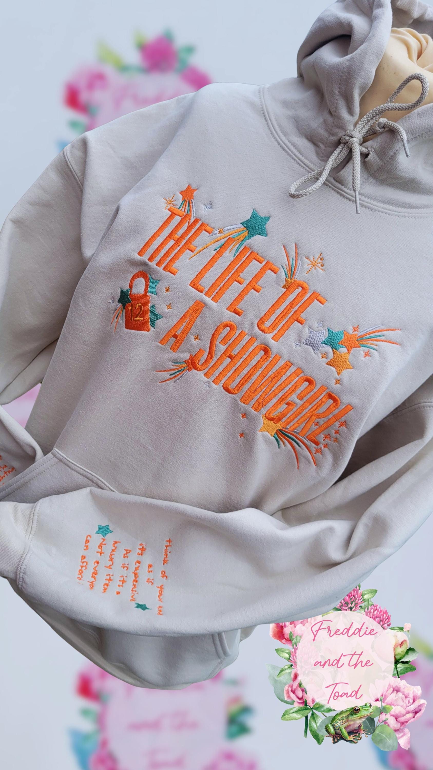 Embroidered TaylorHoodie: Eras Tour Gift swifty sweatshirt - KIDS
