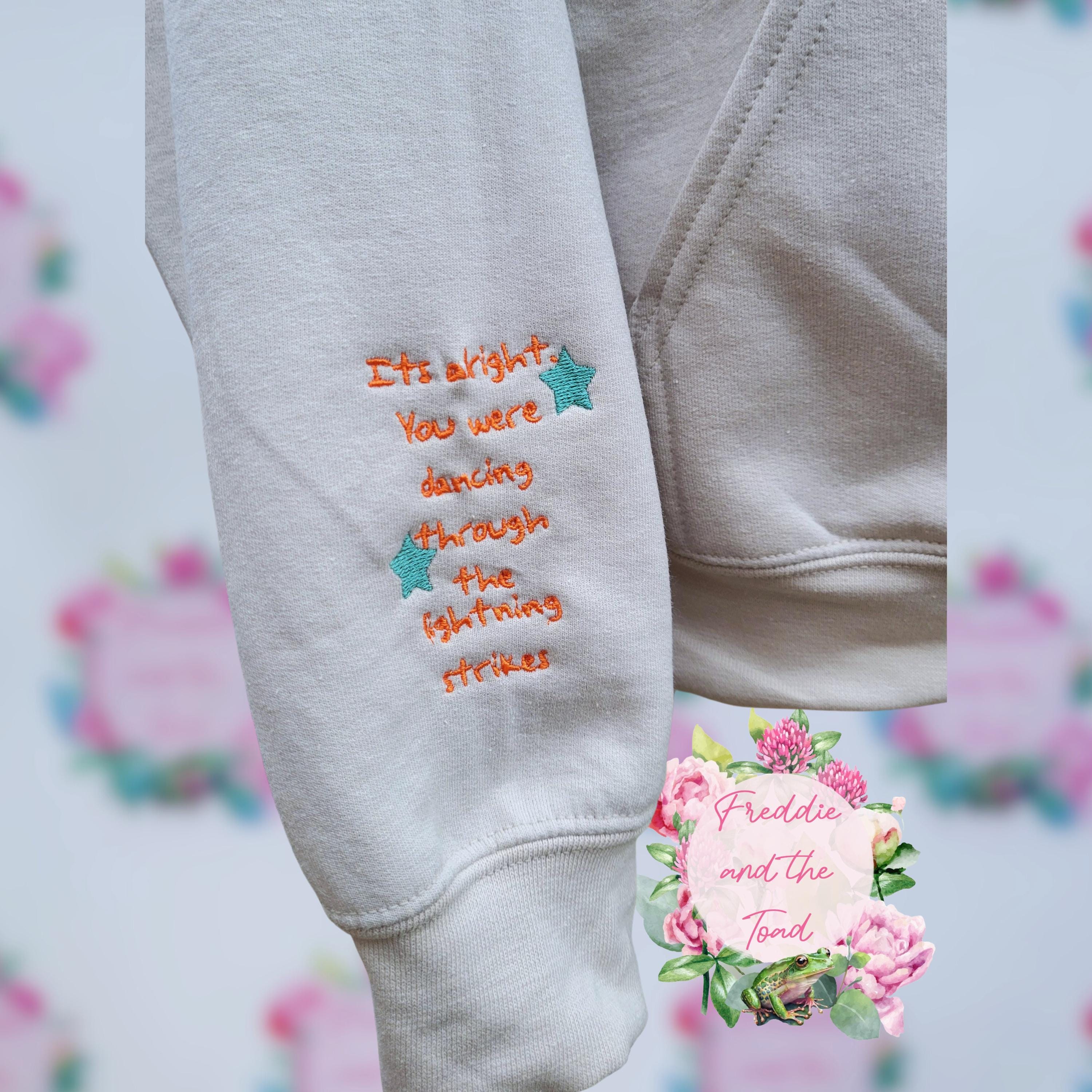 Embroidered Taylor Hoodie: Eras Tour Gift swifty sweatshirt